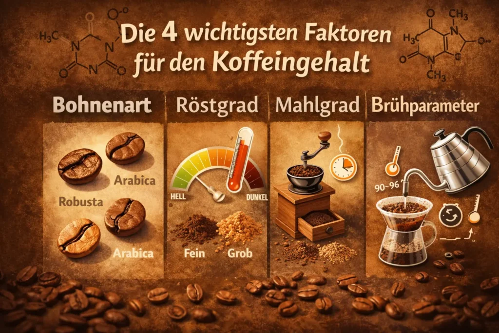 Wie viel Koffein hat Kaffee wirklich?
